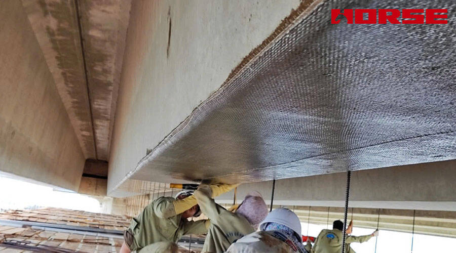 Apply Carbon Fiber To Bridge Girder Apply Carbon Fiber To Bridge Girder
