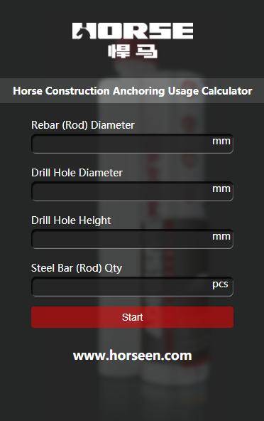 epoxy anchoring usage calculator epoxy anchoring usage calculator