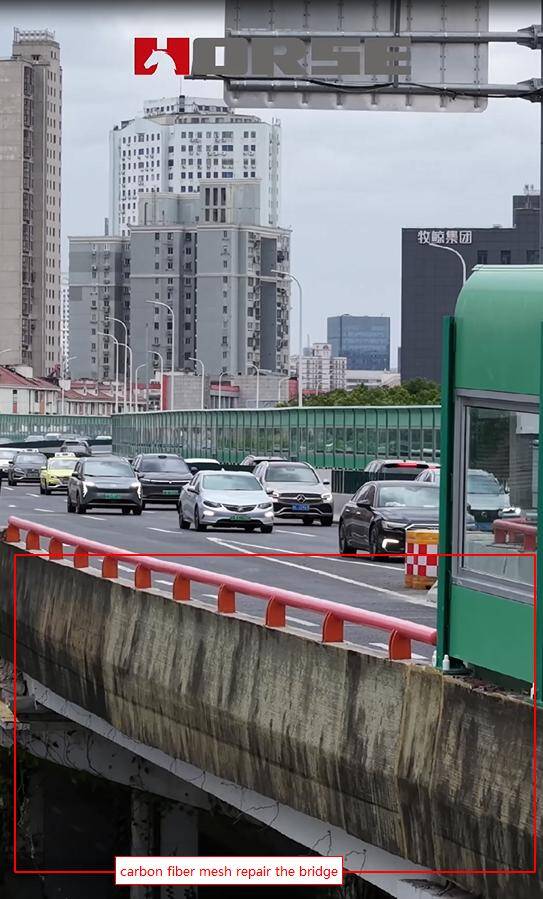 Carbon Fiber Mesh Repair of a Fire Damaged Bridge